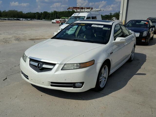 19UUA66208A019620 - 2008 ACURA TL WHITE photo 2