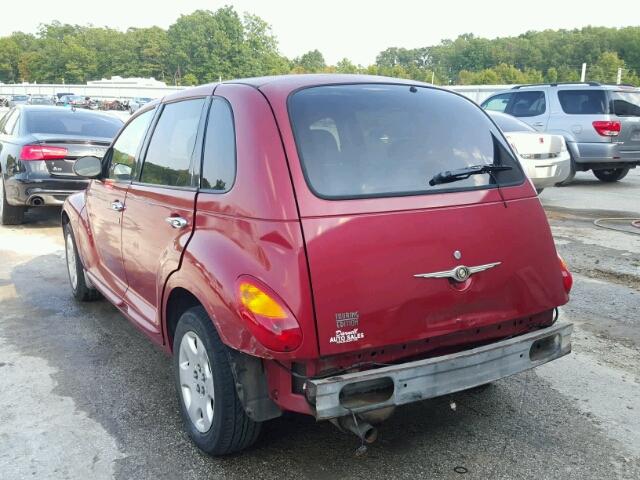 3C4FY58B15T612935 - 2005 CHRYSLER PT CRUISER MAROON photo 3