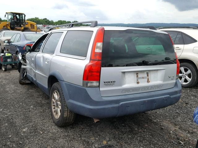 YV1SZ59H941144631 - 2004 VOLVO XC70 SILVER photo 3