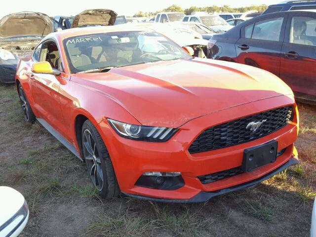 1FA6P8THXG5260382 - 2016 FORD MUSTANG ORANGE photo 1