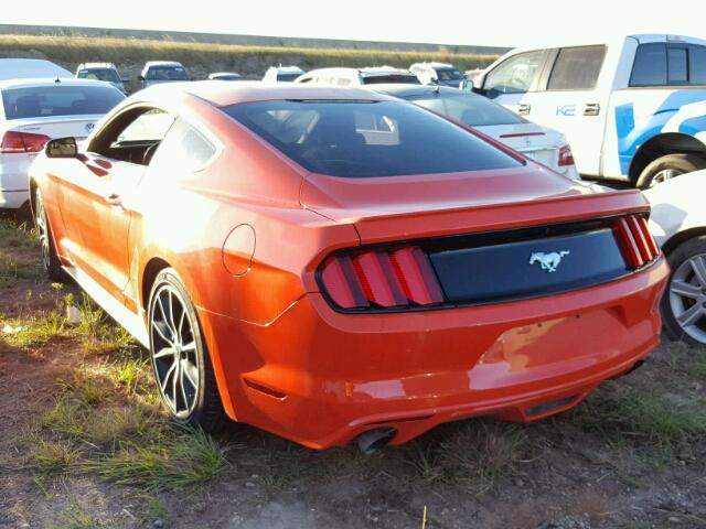 1FA6P8THXG5260382 - 2016 FORD MUSTANG ORANGE photo 3