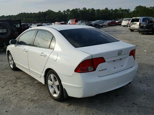 2HGFA16948H319848 - 2008 HONDA CIVIC WHITE photo 3