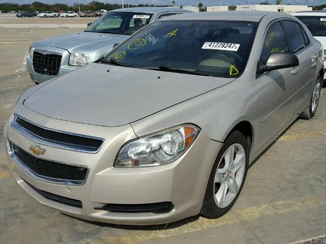 1G1ZB5E12BF162382 - 2011 CHEVROLET MALIBU LS ბეჟი ფოტო 2