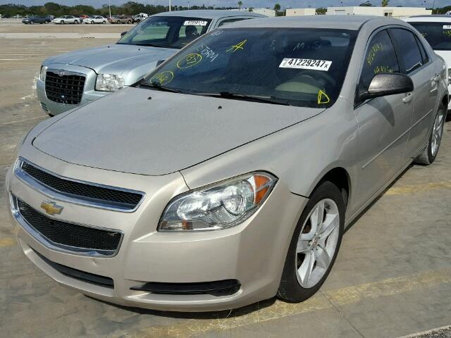 1G1ZB5E12BF162382 - 2011 CHEVROLET MALIBU LS BEIGE photo 2