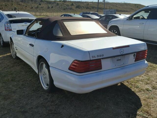 WDBFA67F4VF148109 - 1997 MERCEDES-BENZ SL WHITE photo 3