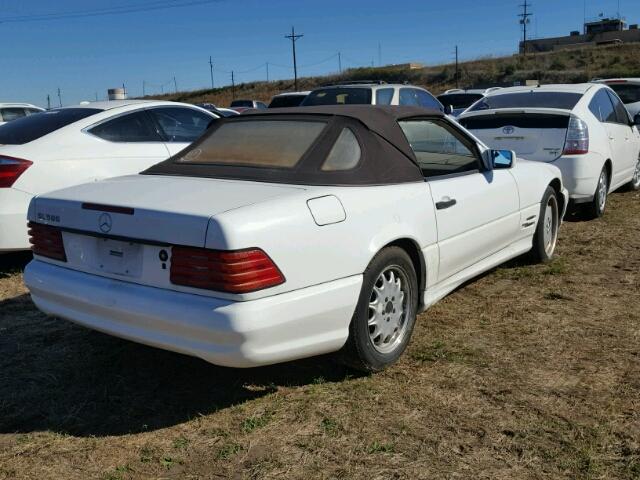 WDBFA67F4VF148109 - 1997 MERCEDES-BENZ SL WHITE photo 4