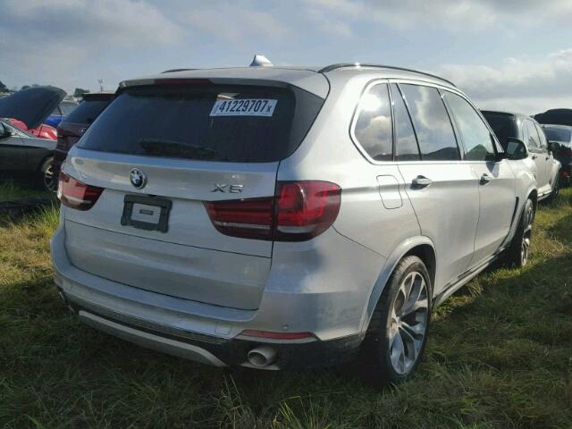 5UXKR0C59G0S93251 - 2016 BMW X5 SILVER photo 4