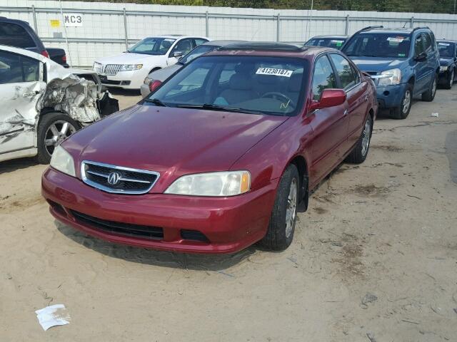 19UUA56611A002358 - 2001 ACURA 3.2TL RED photo 2