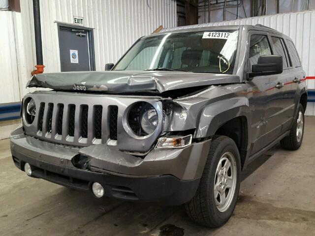 1C4NJRBB9ED533793 - 2014 JEEP PATRIOT SP GRAY photo 2