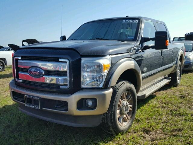 1FT7W2BT4DEA79200 - 2013 FORD F250 SUPER BLACK photo 2