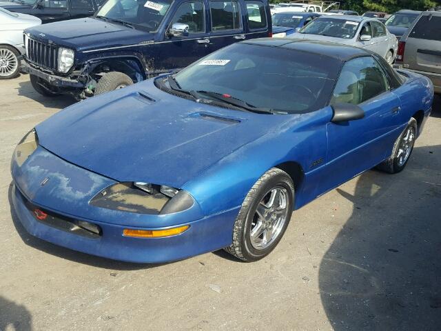 2G1FP22P9R2130987 - 1994 CHEVROLET CAMARO BLUE photo 2