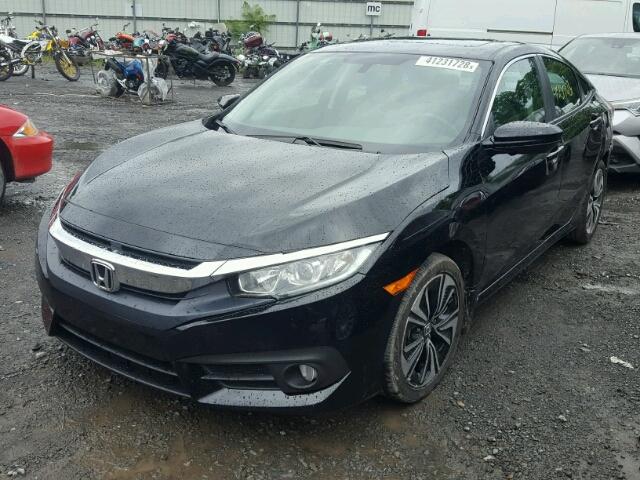 2HGFC1F78JH640452 - 2018 HONDA CIVIC EXL შავი ფოტო 2