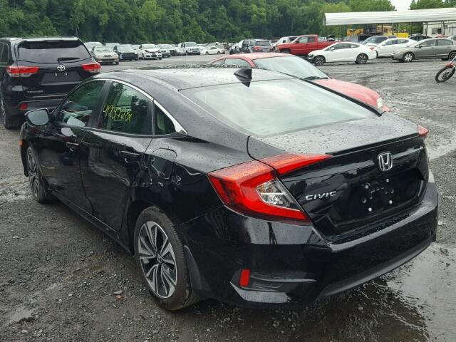 2HGFC1F78JH640452 - 2018 HONDA CIVIC EXL შავი ფოტო 3