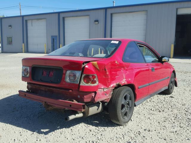 1HGEJ6125VL035520 - 1997 HONDA CIVIC DX RED photo 4