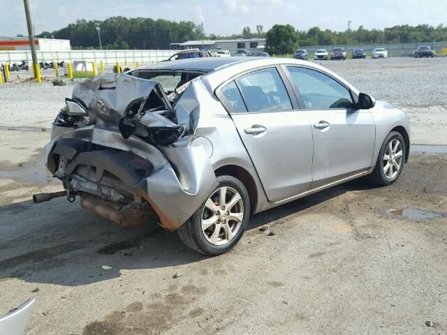 JM1BL1SF9A1120379 - 2010 MAZDA 3 I SILVER photo 4