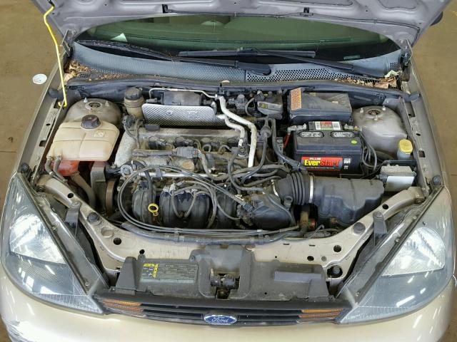 1FAFP38Z74W143417 - 2004 FORD FOCUS ZTS BROWN photo 7