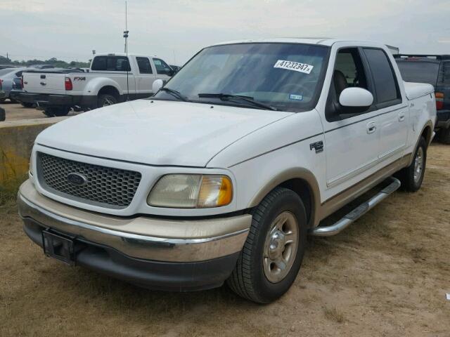 1FTRW07L81KD81396 - 2001 FORD F150 WHITE photo 2