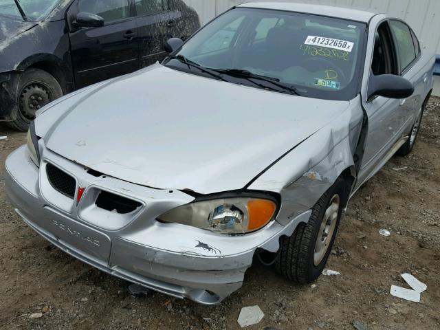 1G2NE52E15M179926 - 2005 PONTIAC GRAND AM S 银色 照片 2
