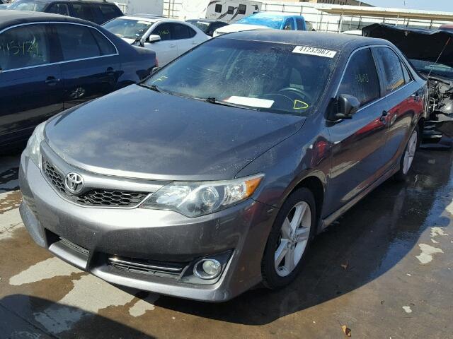 4T1BF1FK9DU254001 - 2013 TOYOTA CAMRY L GRAY photo 2