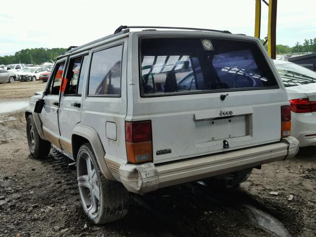 1J4FT78S6SL668249 - 1995 JEEP CHEROKEE C WHITE photo 3