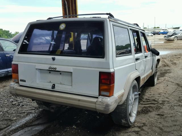 1J4FT78S6SL668249 - 1995 JEEP CHEROKEE C WHITE photo 4