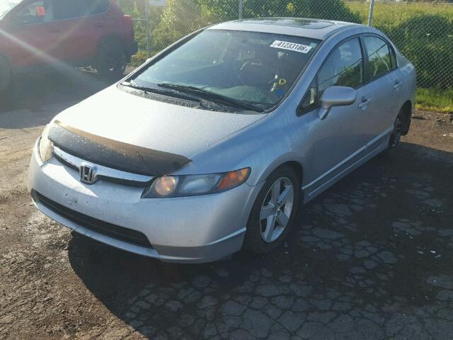 2HGFA16918H112611 - 2008 HONDA CIVIC EXL 银色 照片 2