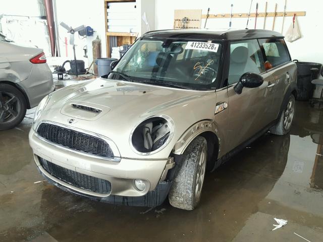 WMWMM3C50ATZ33506 - 2010 MINI COOPER S C GRAY photo 2