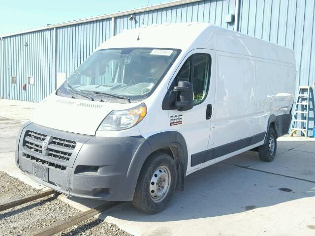 3C6URVJG2EE104527 - 2014 RAM PROMASTER WHITE photo 2