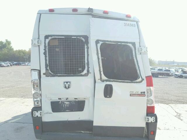 3C6URVJG2EE104527 - 2014 RAM PROMASTER WHITE photo 9