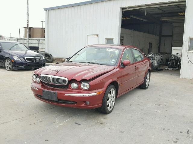 SAJEA51C04WD64614 - 2004 JAGUAR X-TYPE 3.0 MAROON photo 2