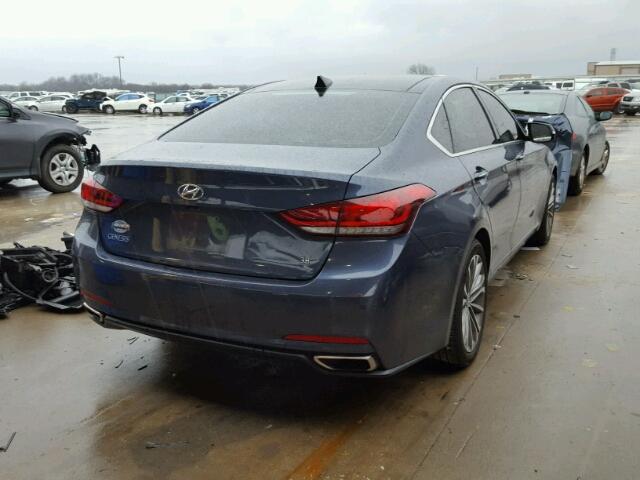 KMHGN4JE6FU042123 - 2015 HYUNDAI GENESIS 3. BLUE photo 4