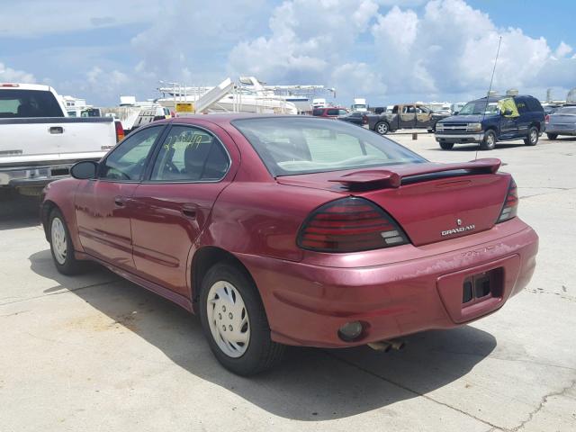 1G2NE52E75M245752 - 2005 PONTIAC GRAND AM S 勃艮第红 照片 3