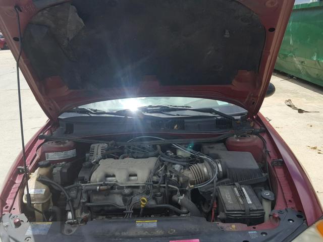 1G2NE52E75M245752 - 2005 PONTIAC GRAND AM S 勃艮第红 照片 7