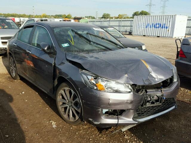 1HGCR2F57FA270915 - 2015 HONDA ACCORD SPO GRAY photo 1