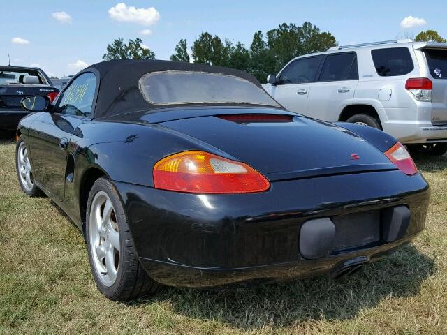 WP0CB2986YU663539 - 2000 PORSCHE BOXSTER S BLACK photo 3