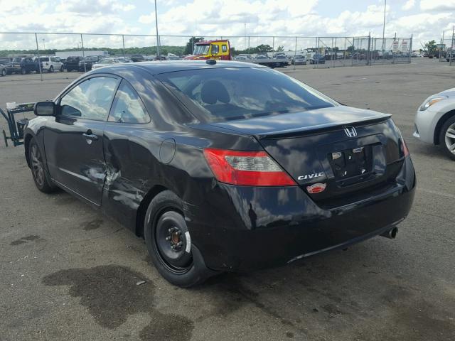 2HGFG12929H537146 - 2009 HONDA CIVIC EXL 黑色 照片 3