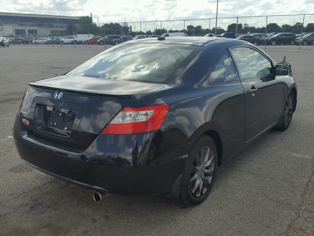 2HGFG12929H537146 - 2009 HONDA CIVIC EXL 黑色 照片 4
