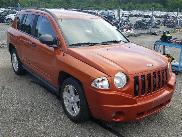 1J4FT47B19D236110 - 2009 JEEP COMPASS SP ORANGE photo 1