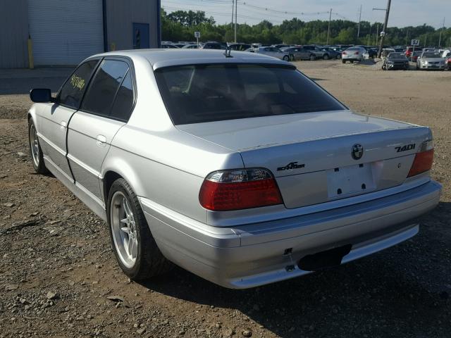 WBAGG83451DN84846 - 2001 BMW 740 I AUTO SILVER photo 3