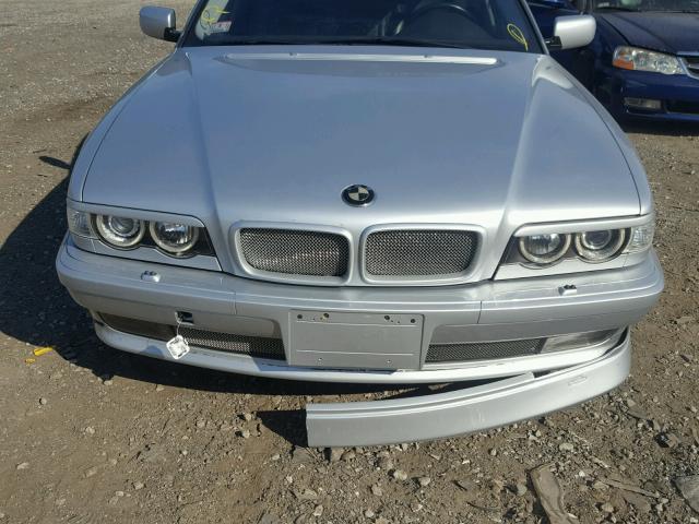 WBAGG83451DN84846 - 2001 BMW 740 I AUTO SILVER photo 7