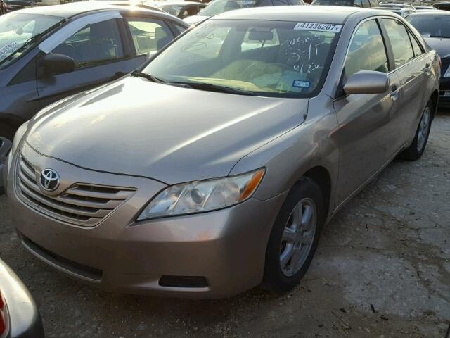 4T1BE46K28U241567 - 2008 TOYOTA CAMRY GOLD photo 2