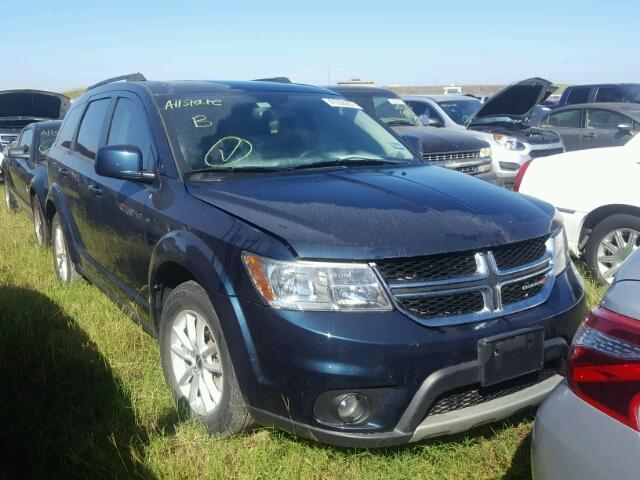 3C4PDCBB7ET155979 - 2014 DODGE JOURNEY BLUE photo 1