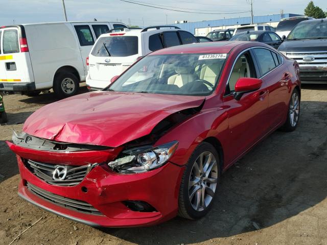 JM1GJ1W50E1104462 - 2014 MAZDA 6 GRAND TO RED photo 2