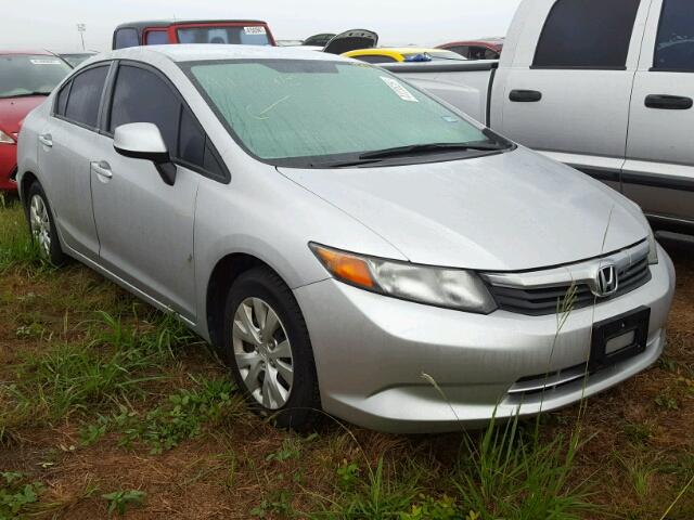 19XFB2F52CE013010 - 2012 HONDA CIVIC SILVER photo 1