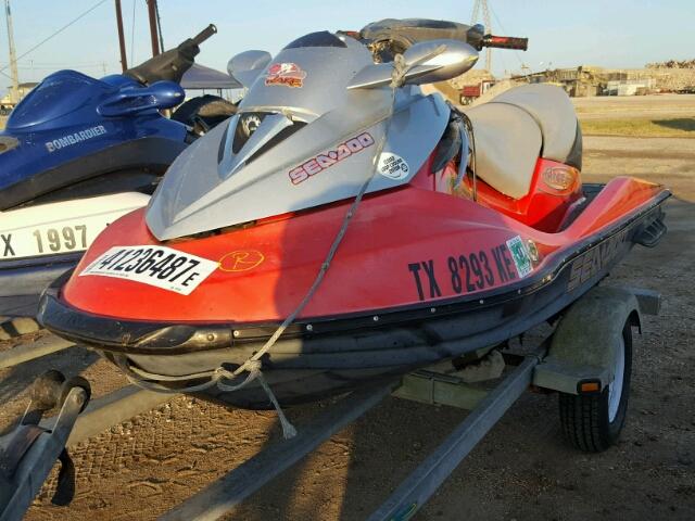 YDV14743C505 - 2005 SEAD BOAT RED photo 2