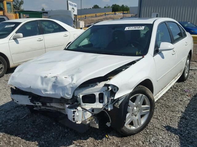 2G1WG5E37D1240025 - 2013 CHEVROLET IMPALA LT Սպիտակ լուսանկար 2