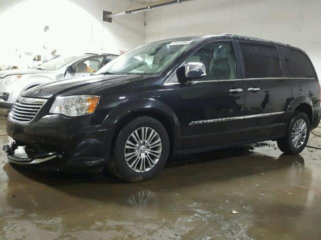 2C4RC1CG1ER461640 - 2014 CHRYSLER TOWN & COU BLACK photo 2