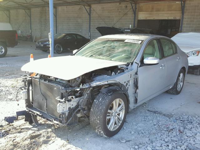 JN1DV6AP2BM601765 - 2011 INFINITI G25 BASE SILVER photo 2