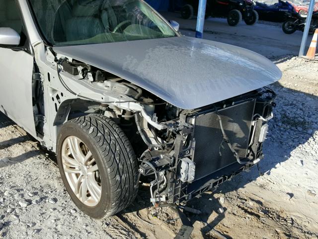 JN1DV6AP2BM601765 - 2011 INFINITI G25 BASE SILVER photo 9