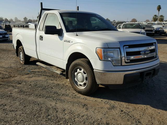 1FTNF1CF8DKE07164 - 2013 FORD F150 WHITE photo 1